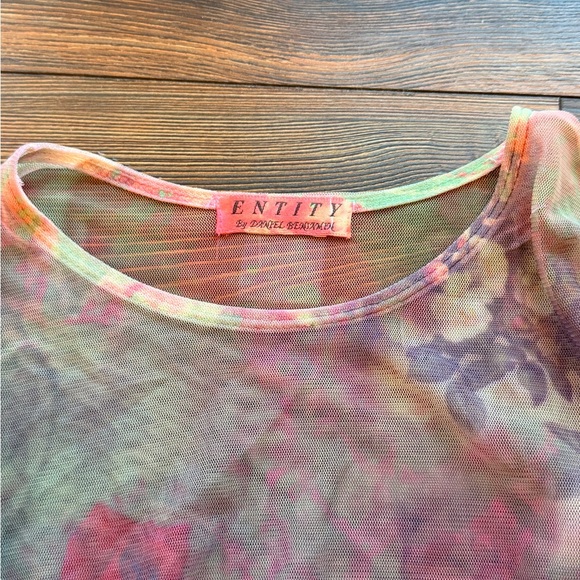 Vintage Y2K Entity Small Sheer Top by Daniel Benjamin - Picture 8 of 13